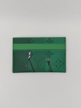 Louis Vuitton Green Monogram Golf Cardholder